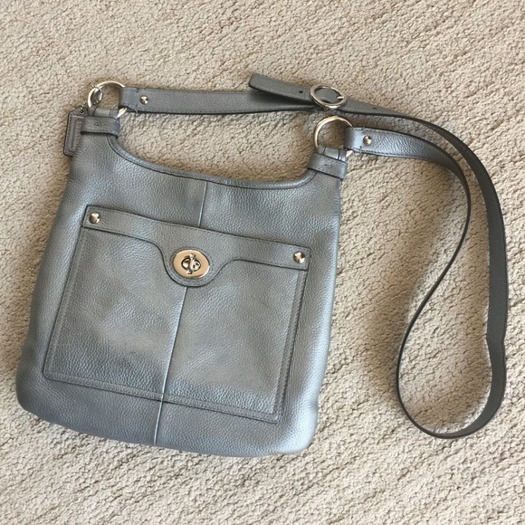Coach Handbags - Coach Penelope Crossbody Bag, Hippie, Silvery Gray